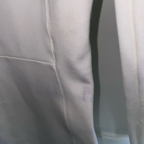 Women Ivory Slit Front V-Neck Dress - Picture 9 of 13